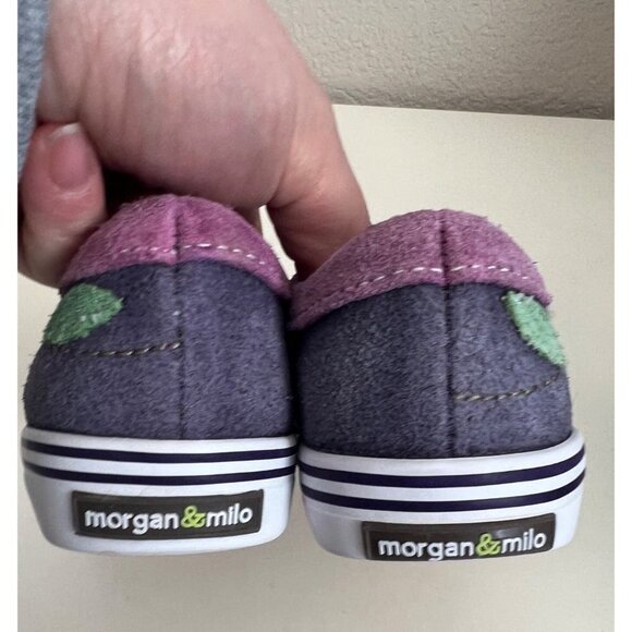Morgan & Milo | Mary Jane Ginger Floral Purple Sneakers Sz 8 - Picture 7 of 7